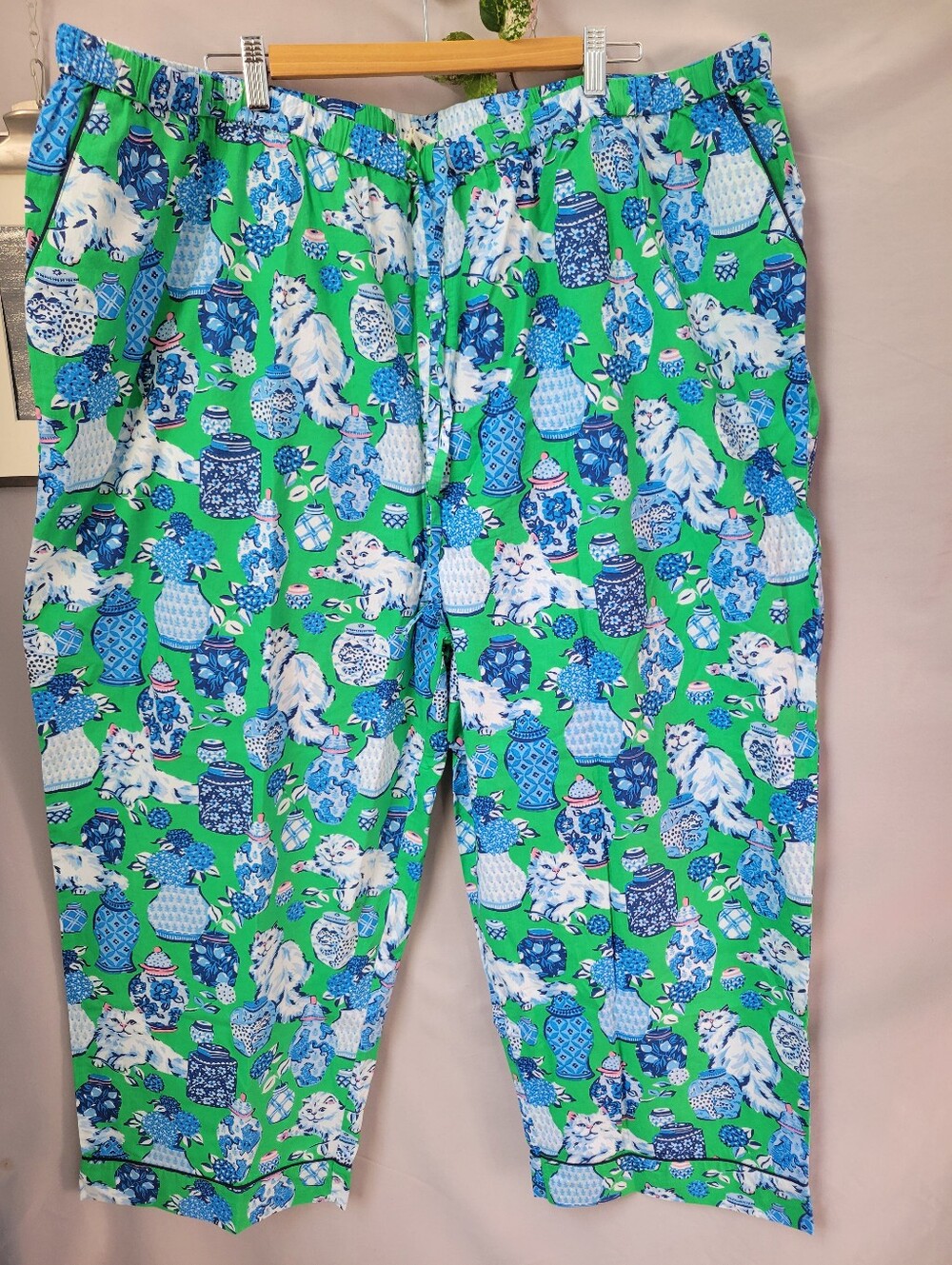 Print Fresh Fancy Cat Sleep Pajama Lounge Pant 4X